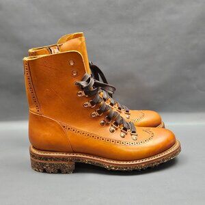 The Office of Angela Scott Mr. Bernard Boot Womens Size 39.5 US 9.5 Brown